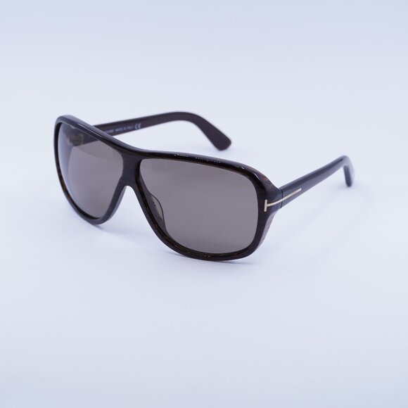 Tom Ford Blake FT0242 50J Sunglasses Brown Aviator Frame, Brown Lenses - Picture 1 of 9